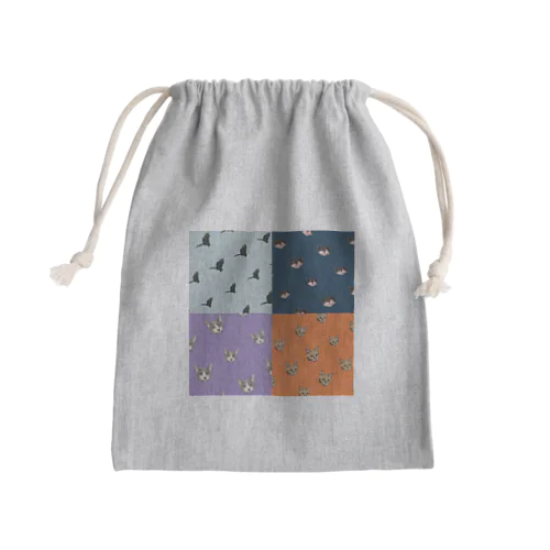 じきりし Mini Drawstring Bag