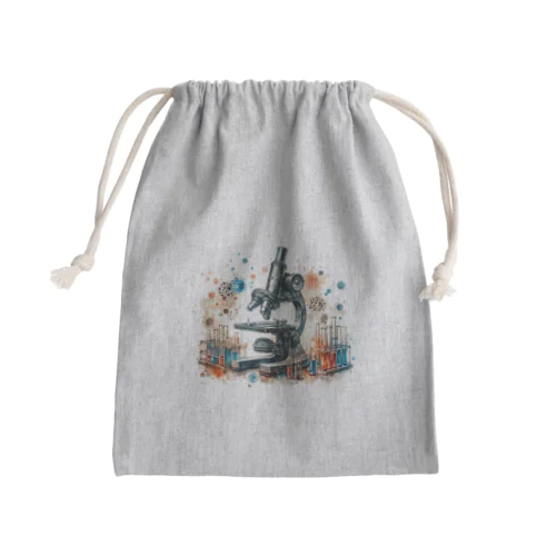 顕微鏡　~ミクロの世界~ Mini Drawstring Bag