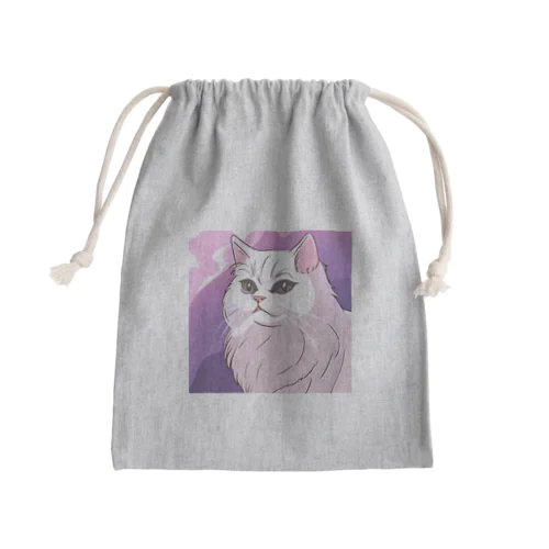 ふわふわペルシャ Mini Drawstring Bag