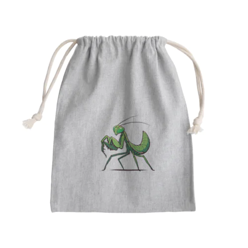 カマキリ忍者 Mini Drawstring Bag