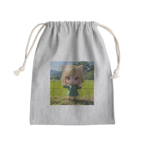 くーちゃん Mini Drawstring Bag