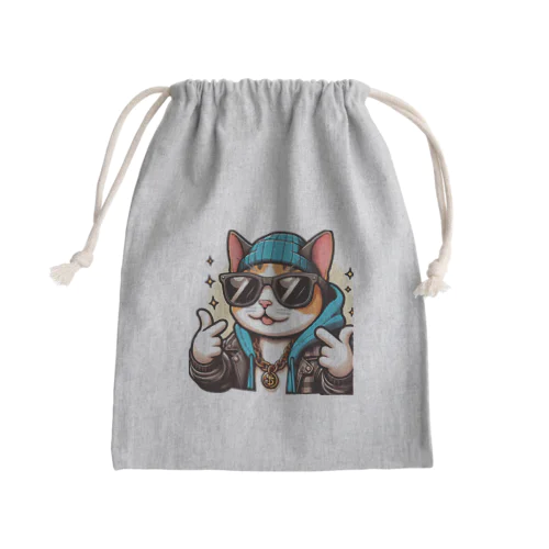 ふぁんきーきゃっと Mini Drawstring Bag