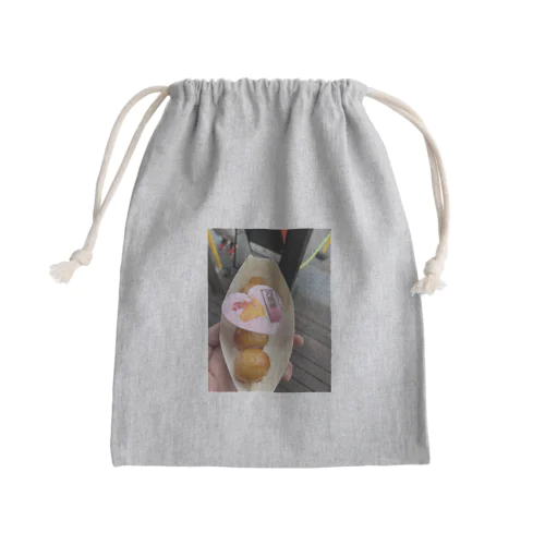 大井競馬場の開運だんご Mini Drawstring Bag