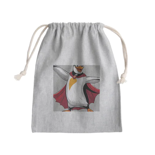 スーパーヒーローペンギン A  Mini Drawstring Bag