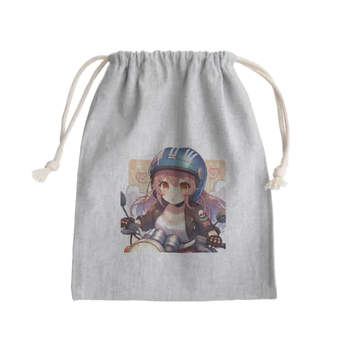 バイク女子　ばくおん!!系 Mini Drawstring Bag