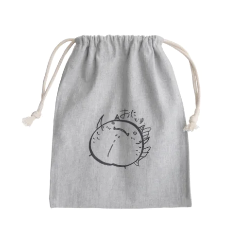 おにです Mini Drawstring Bag