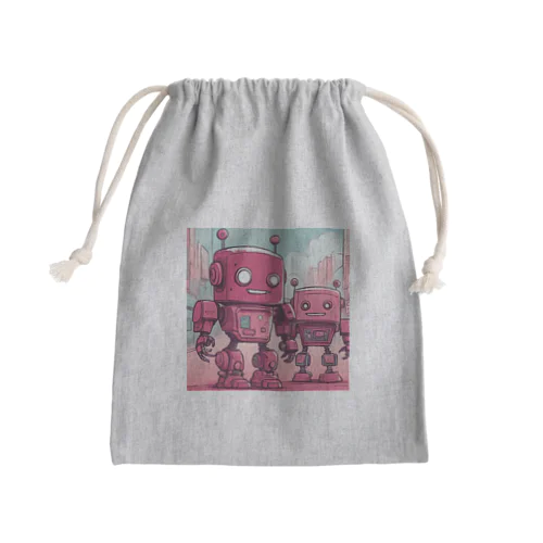 Square Girls Mini Drawstring Bag