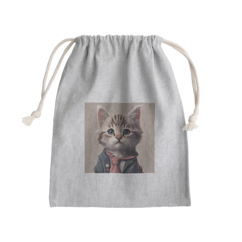 猫友クラブ Mini Drawstring Bag