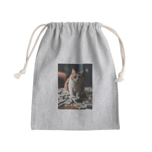 猫金 Mini Drawstring Bag