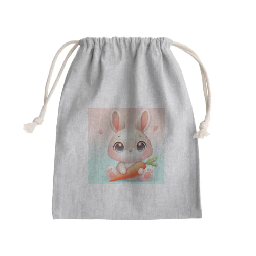 うるうるうさ子ちゃん🥕 Mini Drawstring Bag