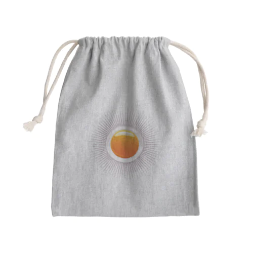 シンプルな太陽デザイン Mini Drawstring Bag