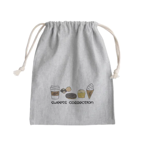 sweets collection Mini Drawstring Bag