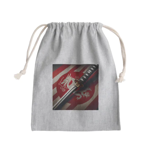 日本刀 Mini Drawstring Bag