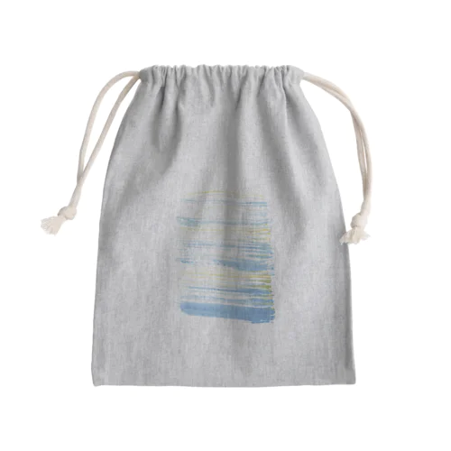 「KAZE」若きアーティストHANA作 Mini Drawstring Bag