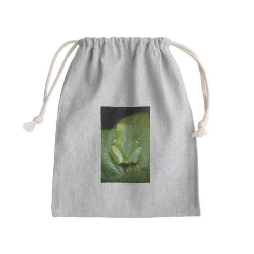 かえる hop Mini Drawstring Bag