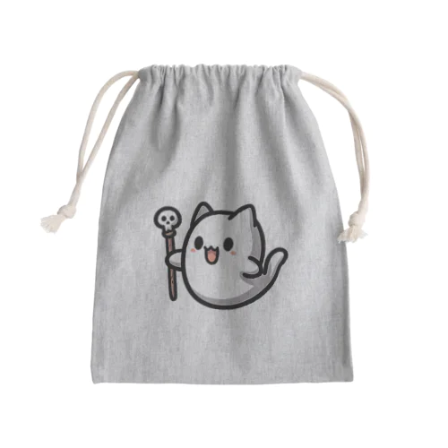 おばけのフワリ Mini Drawstring Bag