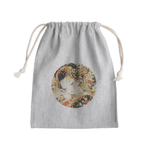 浮世絵 美人画 Ukiyoe beauty painting [UB-NIJI06-SR002-0006] Mini Drawstring Bag