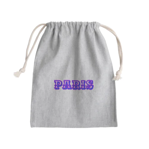 パリの街並み❷ Mini Drawstring Bag