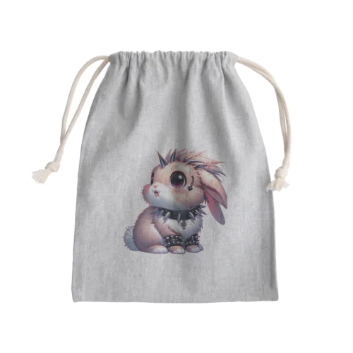 パンクだぜ。うさピ Mini Drawstring Bag