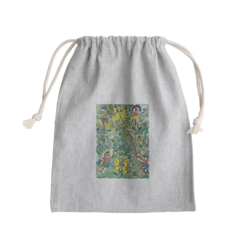 虫とり Mini Drawstring Bag