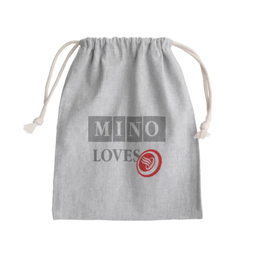 MINOデザインステッカー Mini Drawstring Bag