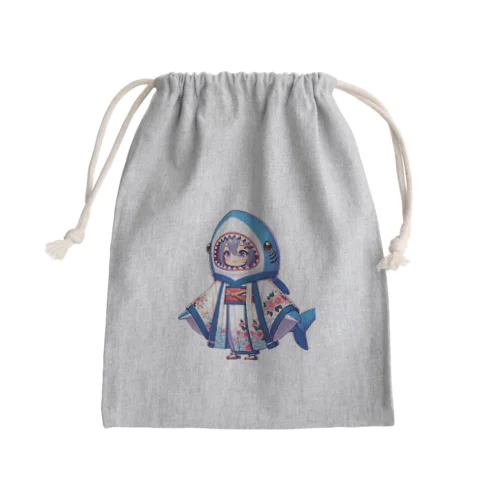 和風サメちゃんグッズ Mini Drawstring Bag