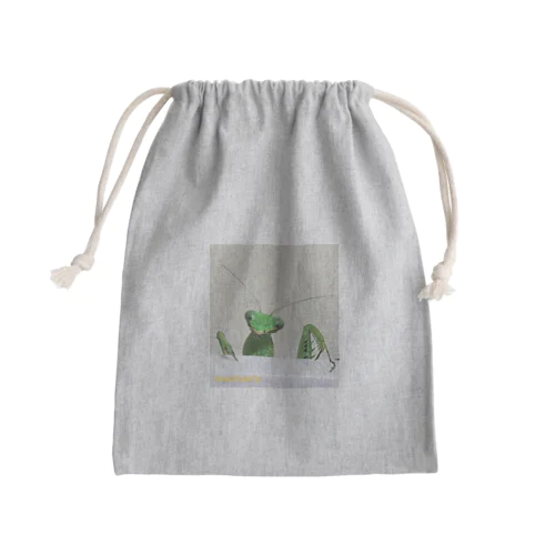 かまきり君 Mini Drawstring Bag