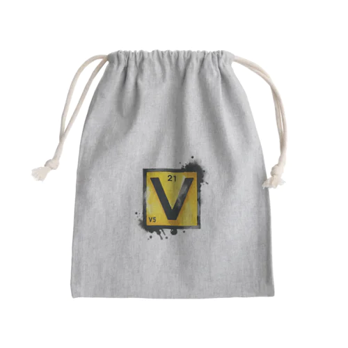 元素シリーズ　~バナジウム V~ Mini Drawstring Bag