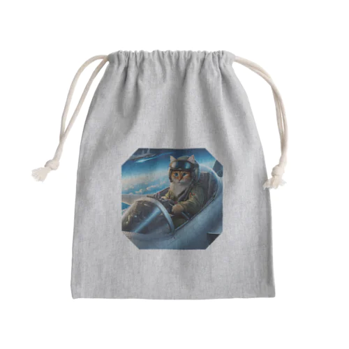 永遠のネコ Mini Drawstring Bag