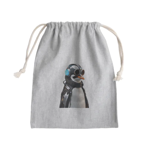 サイバーペンギン Mini Drawstring Bag