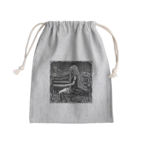 death metal girl ＝strange p.f Vanessa＝ Mini Drawstring Bag