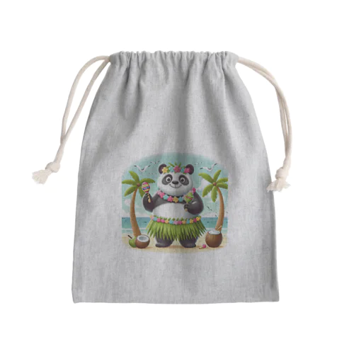 ALOHAパンダ Mini Drawstring Bag