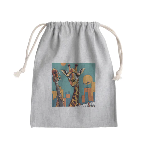 ジャズジラフ Mini Drawstring Bag