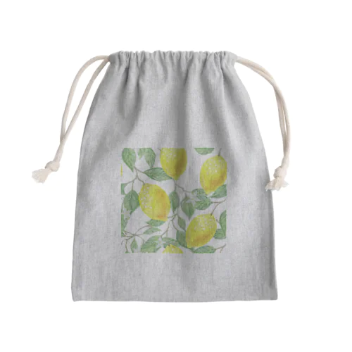 レモン畑 Mini Drawstring Bag