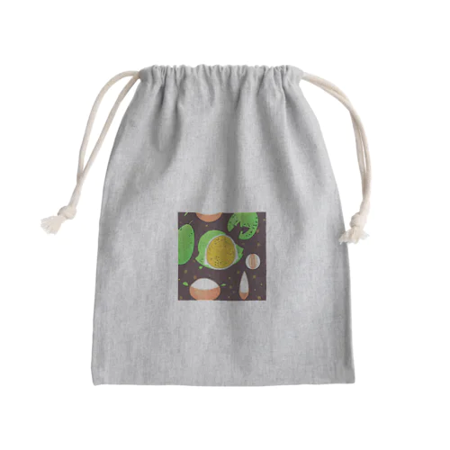 不思議な模様 Mini Drawstring Bag