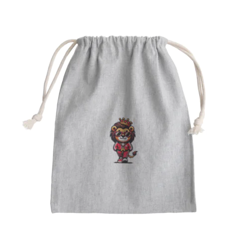 王子ライオン Mini Drawstring Bag