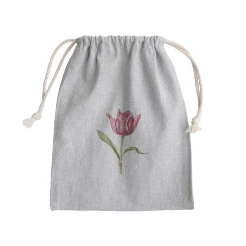 アンティークチューリップ Mini Drawstring Bag