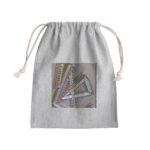 【Abstract Design】No title - Mosaic🤭 Mini Drawstring Bag