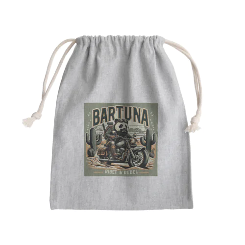 悪ひげパンダ Mini Drawstring Bag