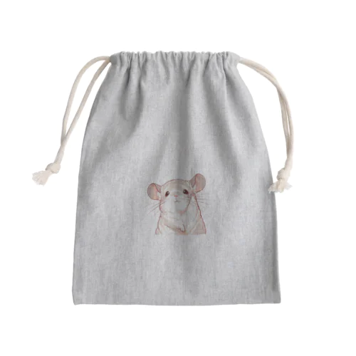 おてあげチンチラ Mini Drawstring Bag