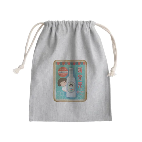 よゐこ印天然炭酸水　ホーロー看板風 Mini Drawstring Bag