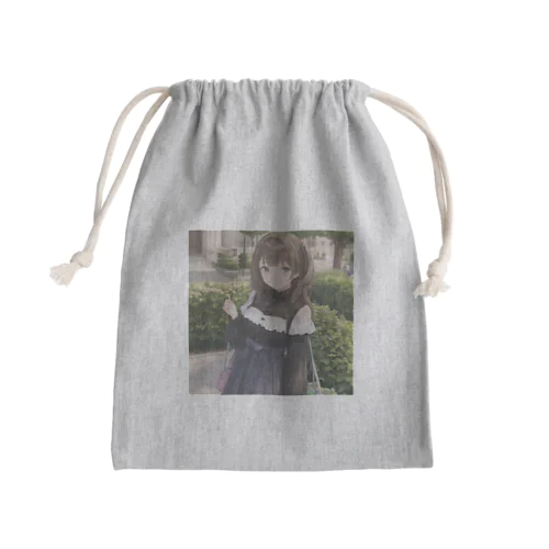 待ち合わせ Mini Drawstring Bag