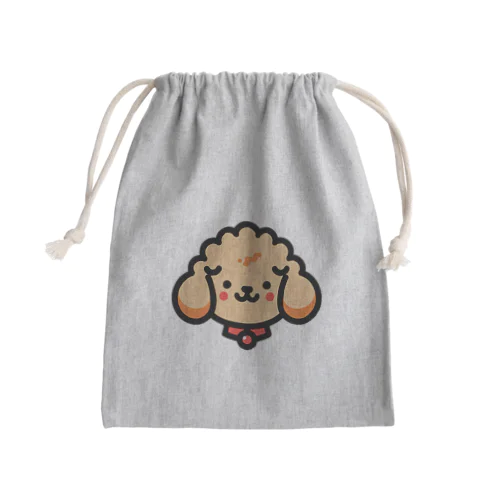 はにかみプードル Mini Drawstring Bag