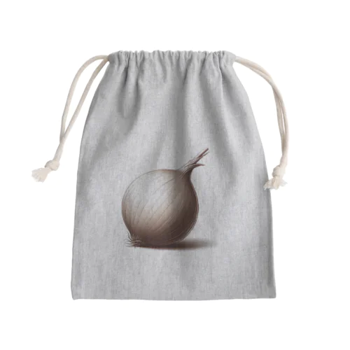 いつもの玉葱 Mini Drawstring Bag