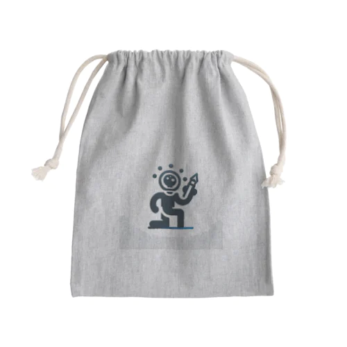 アイデアの発明家 Mini Drawstring Bag