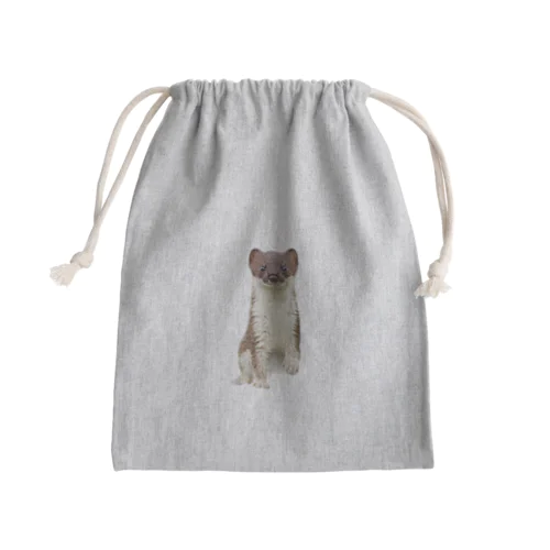 オコジョくん Mini Drawstring Bag