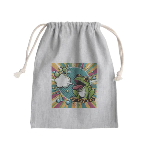 ゲロゲロケロック Mini Drawstring Bag