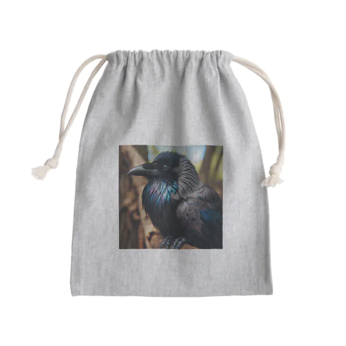 カラス Mini Drawstring Bag