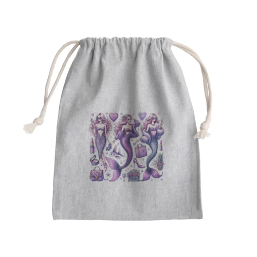 セクシーマーメイド Mini Drawstring Bag