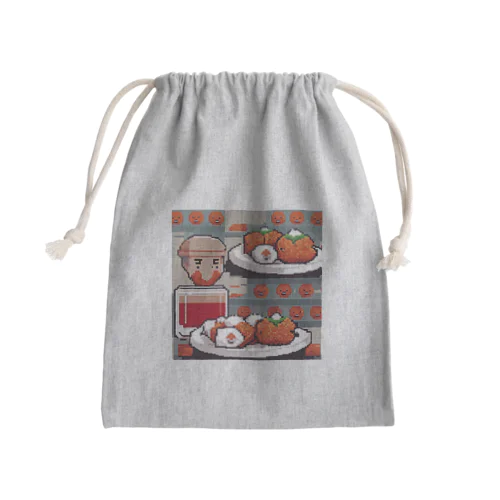 いくらおにぎり Mini Drawstring Bag